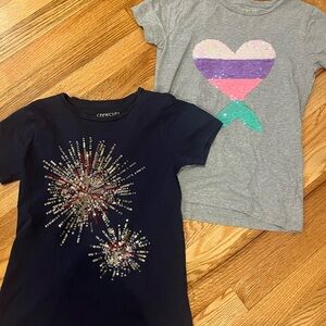 2 Crewcuts girls shirts